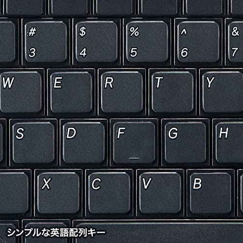 【200円引クーポン付】 サンワサプライ 英語配列USBスリムキーボード(ブラック) SKB-E3UN 送料無料