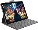 【200円引クーポン付】 ロジクール Logicool iPad 10.9インチ 第10世代 対応 キーボード付きケース Slim Folio iK1060GRA ワイヤレス Bluetooth キーボード 一体型 ケース 国内正規品 2年間メーカー保証 オックスフォードグレー 送料無料