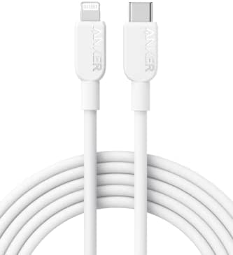 【200円引クーポン付】 アンカー Anker 310 USB-C & ライトニング ケーブル MFi認証 iPhone 14 / 14 Pro Max / 14 Plus / 13 / 13 Pro / 12 / 11 / X / XS / XR / 8 Plus 各種対応 (3.0m ホワイト) 送料無料