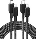 【200円引クーポン付】 アンカー Anker 310 高耐久ナイロン USB-C & ライトニング ケーブル MFi認証 iPhone 14 各種対応 (3....