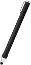 エレコム タッチペン ポールペン型 超感度タイプ (スマホ・タブレット用) ブラック P-TPBPENBK 送料無料