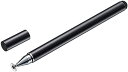 【200円引クーポン付】 サンワサプライ ディスク式&導電繊維タッチペン(ブラック) PDA-PEN50BK 送料無料
