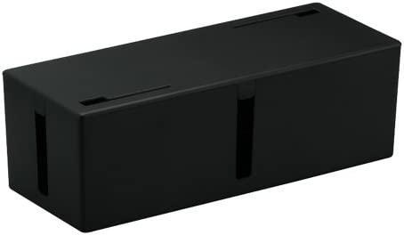 Rakuten - 【ポイント2倍】 【クーポン付】 BUFFALO ケーブルボックス 電源タップ&ケーブル収容 Lサイズ ブラック BSTB01LBK 送料無料