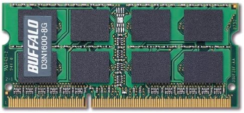 【ポイント2倍】 【1,000円引クーポン付】 BUFFALO PC3-12800 204Pin DDR3 SDRAM S.O.DIMM 8GB D3N1600-8G 送料無料