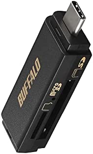 【200円引クーポン付】 バッファロー USB3.2 Type-C 接続 ポータブルカードリーダー 送料無料