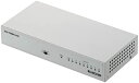 【200円引クーポン付】 エレコム スイッチングハブ 8ポート 10/100Mbps 金属筺体 マグネット付き 電源内蔵 動作時環境50℃対応 送料無料