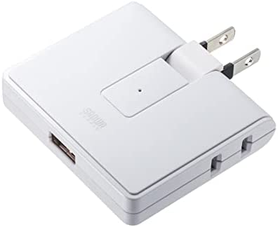 【ポイント2倍】 サンワサプライ 電源タップ USB充電ポート付き(コンセント2個口＋USB 1ポート) モバイ..