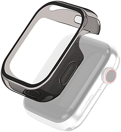 【ポイント2倍】 エレコム Apple Watch 40mm フルカバーケース ハイブリッド クリアブラック AW-40CSUCBKC