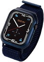 エレコム Apple Watch (アップルウォッチ) ケース カバー バンド一体型 45mm [Apple Watch 8 7