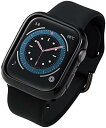 エレコム Apple Watch (アップルウォッチ) ケース バンパー 44mm [Apple Watch SE2 SE 6 5