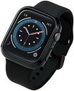 エレコム Apple Watch (アップルウォッチ) ケース バンパー 44mm [Apple Watch SE2 SE 6 5