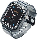 エレコム Apple Watch (アップルウォッチ) ケース バンパー バンド一体型 45mm [Apple Watch 8 7