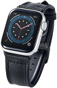 【200円引クーポン付】 エレコム Apple Watch (アップルウォッチ) バンド 41mm 40mm 38mm レザー 革 TPU