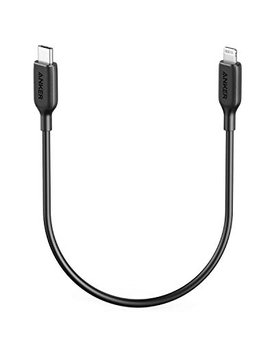 【200円引クーポン付】 アンカー Anker ケーブル powerLine III USB-C ライトニング ケーブル MFi認証 USB PD対応 急速充電 iPhone 14 / 13 / 12 / SE(第3世代) 各種対応 (0.3m ブラック) 送料無料