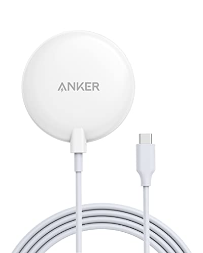 【200円引クーポン付】 アンカー Anker 充電器 PowerWave Magnetic Pad Lite（マグネット式ワイヤレス充電器） iPhone 14シリーズ / 13シリーズ / 12シリーズ専用 ホワイト 送料無料