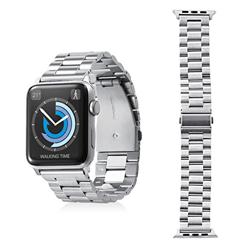 【200円引クーポン付】 エレコム Apple Watch バンド 42mm アップル ステンレス バンド調整工具付き シルバー AW-42BDSS3SV 送料無料