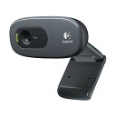 【ポイント2倍】 【200円引クーポン付】 ロジクール ウェブカメラ C270m ブラック HD 720P ウェブカム ストリーミング 小型 シンプル設計 ヘッ...