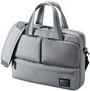 【200円引クーポン付】 サンワサプライ カジュアルPCバッグ 13.3型ワイド対応 グレー BAG-CA11GY 送料無料