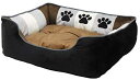 【200円引クーポン付】 犬 猫 ベッド ふかふか 3paw ペットベッド 全3色4size M-3L 小型 中型 大型 かわいい 肉球 送料無料