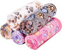【200円引クーポン付】 ペット用 ブランケット 毛布 犬猫 マット タオル ソフト 秋冬の防寒 保温 洗える サンゴフリース 可愛い肉球柄 送料無料