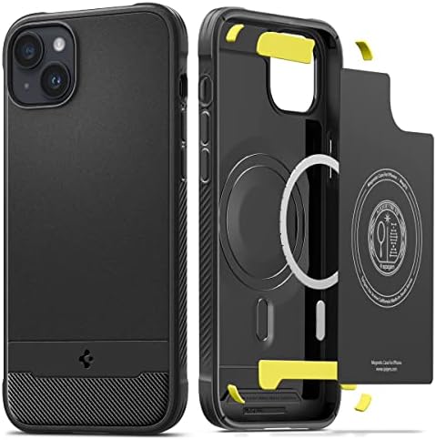 Rakuten - 【ポイント2倍】 【クーポン付】 Spigen iPhone14 ケース MagSafe シュピゲン マット感 マグネット搭載 持ちやすい カーボンデザイン 米軍MIL規格取得