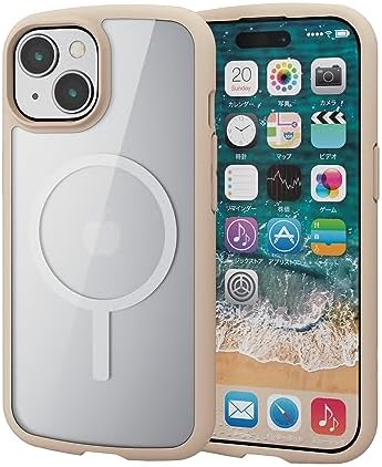 Rakuten - 【ポイント2倍】 【クーポン付】 エレコム iPhone15 ケース TOUGH SLIM LITE マグネット内蔵 耐衝撃 衝撃吸収 薄型 軽量 送料無料