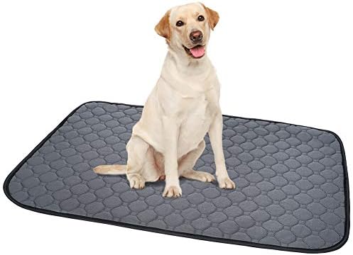 【ポイント2倍】 【200円引クーポン付】ペットシーツ 洗える 猫 犬用 おしっこパッド ペット用 トイレ下敷きマット 速乾 洗える 脱臭 抗菌(グレーL 二枚セット) 送料無料