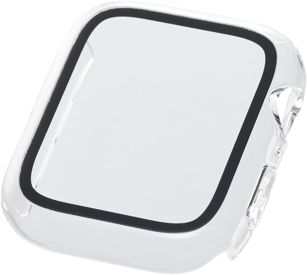 Rakuten - 【ポイント2倍】 【クーポン付】 エレコム Apple Watch 保護ケース 40mm [Apple Watch SE3/SE2/SE 対応] フルカバーケース 強化ガラス 10H 指紋防止 飛散防止 ポリカーボネート素材 光沢 クリア AW-25EFCGCR 送料無料