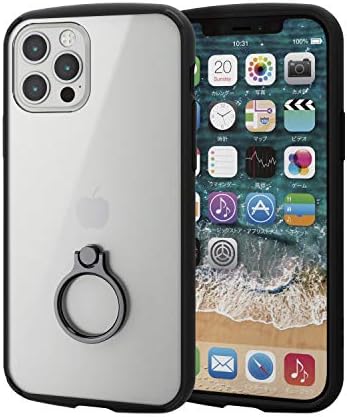 Rakuten - 【ポイント2倍】 【クーポン付】 iPhone 12 / 12 Pro ケース ハイブリッド 耐衝撃 TOUGHSLIM LITE フレームカラー リング付 ブラック PM-A20BTSLFCRBK