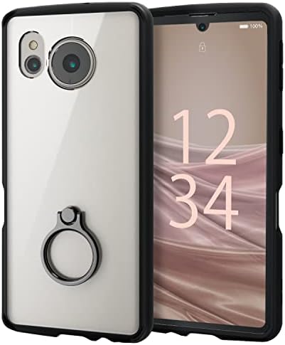 Rakuten - 【ポイント2倍】 【クーポン付】 AQUOS sense7 [ SH-53C | SHG10 ] ケース カバー リング付き 耐衝撃 衝撃吸収 TOUGH SLIM LITE 高硬度 [薄くて軽い耐衝撃ケース] ストラップホール付き ブラック PM-S226TSLFCRBK