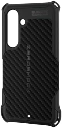Rakuten - 【ポイント2倍】 【クーポン付】 Galaxy S25 (SC-51F) ケース ハイブリッド ゼロショック 耐衝撃 衝撃防止 4つ角ダンパー ハニカム構造 グリップテクスチャー ストラップホール付き レンズ保護 ZEROSHOCK ブラック PMWG251ZEROGBK