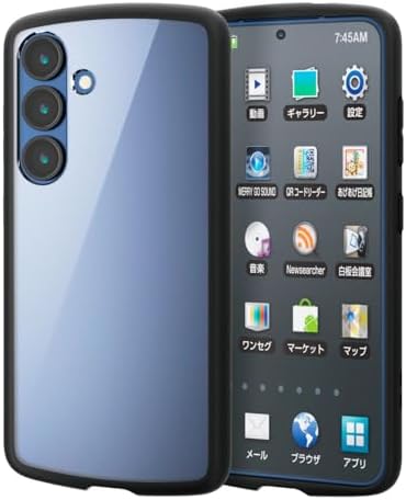 Rakuten - 【ポイント2倍】 【クーポン付】 Galaxy S25 (SC-51F) ケース ハイブリッド クリア 耐衝撃 衝撃防止 軽量 薄型 ストラップホール付き ストラップホルダーシート付き レンズ保護 TOUGH SLIM LITE ブラック PM-G251TSLFCBK