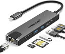 【200円引クーポン付】 Usb c hub Lemorele USB C ハブ 7-in-1 USB Type C ハブ USB3.0*2 高速データ伝送 送...