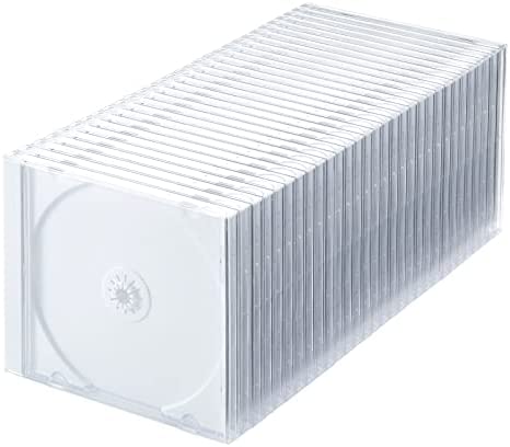【ポイント2倍】 【200円引クーポン付】 サンワサプライ Blu-ray・DVD・CDケース(30枚セット・ホワイト) FCD-PN30WN 送料無料