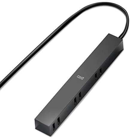 Rakuten - 【ポイント2倍】 【クーポン付】 エレコム 電源タップ 見せるインテリア 6個口 2.5m ブラック AVT-D3-2625BK 送料無料