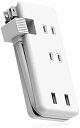 【200円引クーポン付】 エレコム 電源タップ USB ケーブル収納 12W コンセント×3個口 USB-A×2ポート ホワイト ECT-1702WH 送料無料