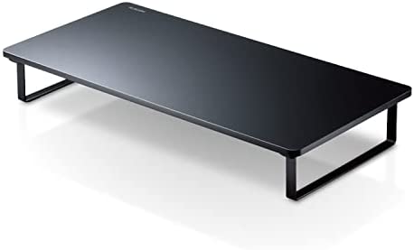 【200円引クーポン付】 エレコム モニター台 モニタースタンド ディスプレイ 台 ~27インチディスプレイ 耐荷重 10kg フルキーボード収納可能 送料無料