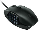 【1,000円クーポン付】 LOGITECH LOGICOOL MMO ゲーミングマウス G600 並 行 輸 入 品 ブラック 送料無料