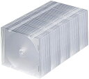 【200円引クーポン付】 サンワサプライ スリムCD/DVD/BDケース 1枚収納×50枚セット 厚さ約5mm薄型タイプ クリア FCD-PU50C 送料無料
