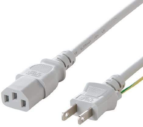 サンワサプライ 電源コード 2m グレー KB-D3315A 送料無料