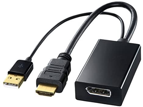 【ポイント2倍】 【クーポン付】 サンワサプライ HDMI-DisplayPort変換アダプタ AD-DPFHD01 送料無料