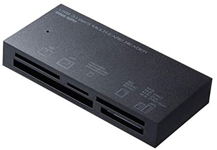 【200円引クーポン付】 サンワサプライ USB3.1 マルチカードリーダー ブラック ADR-3ML50BK 送料無料