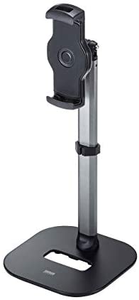 【300円引クーポン付】 サンワサプライ スマートフォン用伸縮アームスタンド(高さ調節タイプ) PDA-STN46BK 送料無料