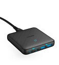  アンカー Anker 充電器 PowerPort Atom III 65W Slim (PD 充電器 4ポート USB-C / PD対応 / PowerIQ 3.0 (Gen2)搭載 / GaN(窒素ガリウム)採用】USB-C機器対応 送料無料