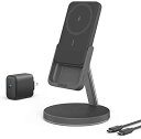 【1,000円クーポン付】 Anker 633 Magnetic Wireless Charger (MagGo)(マグネット式 2-in-1 ワイヤレス充電ス...