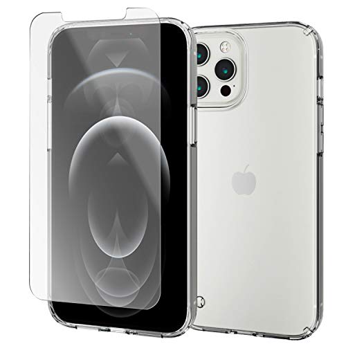 ケース・フィルムセット エレコム iPhone 12 Pro Max アイフォン ケース Qi充電対応 ハイブリッド 耐衝撃 送料無料