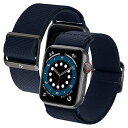 【200円引クーポン付】 Spigen Apple Watch バンド 44mm 42mm シュピゲン コンパチブル アップル ファブリック ソロループ 一体型 軽量 速乾 送料無料