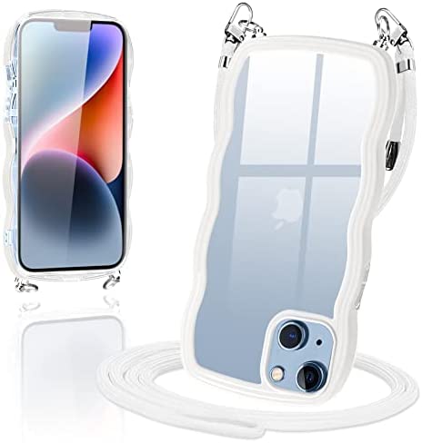 Rakuten - 【ポイント2倍】 【クーポン付】 iPhone14 用 ケース クリア TPU カバー iPhone 14 アイフォン ショルダー スマホケース 創意 個性 肩掛け 首掛け 送料無料