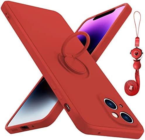 Rakuten - 【ポイント2倍】 【クーポン付】 iphone14 ケース リング シリコン 耐衝撃 カバー tpu アイフォン 指紋防止 リング付き車載ホルダー対応 柔軟 軽量 落下防止 送料無料