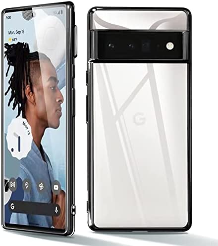 Rakuten - 【ポイント2倍】 【クーポン付】 Google pixel6 Pro ケース クリア TPU 透明 薄型 軽量 カバー スマホケース 耐衝撃 メッキ加工 送料無料